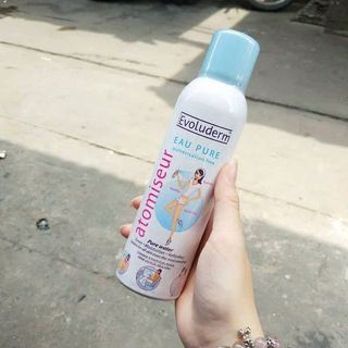 Xịt Khoáng Evoluderm Pháp 150ml - cấp nước cho da, ,làm dịu da