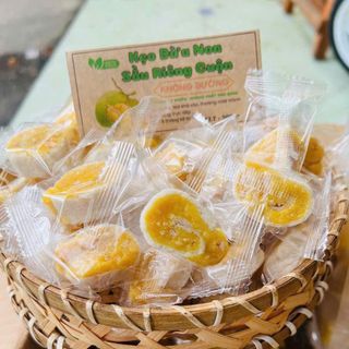 KẸO DỪA NON SẦU RIÊNG CUỘN ĐỘC ĐÁO THƠM NGON CHUẨN VỊ 500G - WINNIE HOUSE