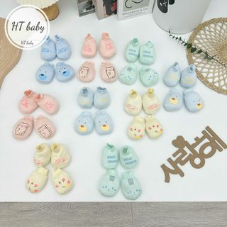 Set bao tay, bao chân thun lạnhin hình sẵn - hàng siêu xinh