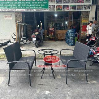 Ghế nhựa cafe thanh lý giá rẻ xưởng sản xuất bàn ghế mây nhựa cafe
