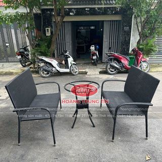 Ghế nhựa cafe thanh lý giá rẻ xưởng sản xuất bàn ghế mây nhựa cafe