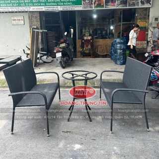 Ghế nhựa cafe thanh lý giá rẻ xưởng sản xuất bàn ghế mây nhựa cafe