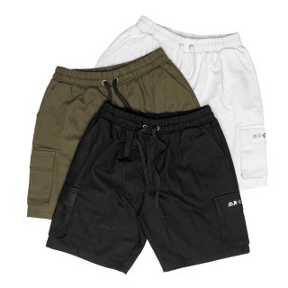 Quần Short Kaki túi hộp in logo Mr CLuB chất liệu cao su cao thành