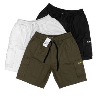 Quần Short Kaki túi hộp in logo Mr CLuB chất liệu cao su cao thành