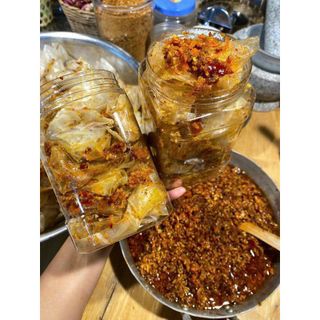 BÁNH TRÁNG DẺO - MUỐI TÔM SATE TÔM KHÔ: "CUỐN" LÀ "G.HIỀN" 300GR - WINNIE HOUSE