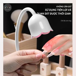 Đèn Hơ Mini AMDMG M43 – Thiết Kế Đóa Hoa Độc Đáo Dễ Uốn Cong, Khô Nhanh Mọi Loại Gel!