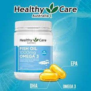 DẦU CÁ OMEGA 3 HEALTHY CARE FISH OIL 1000MG SÁNG MẮT, TĂNG THỊ LỰC 400 VIÊN.