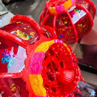 Lồng đèn điện xoay 5D cao cấp 50, 60, 80, 100cm