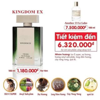 Nước hoa Unisex Kingdom Ex 100ml - Hàng chính hãng