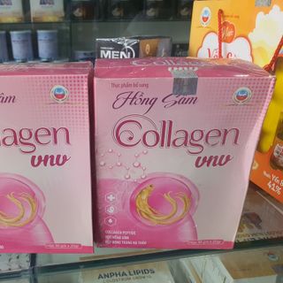 Thực phẩm bổ sung Hồng Sâm collagen hộp 30 gói × 20gr hàng chính hãng