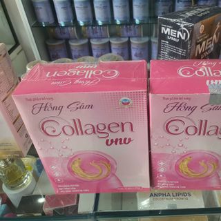 Thực phẩm bổ sung Hồng Sâm collagen hộp 30 gói × 20gr hàng chính hãng