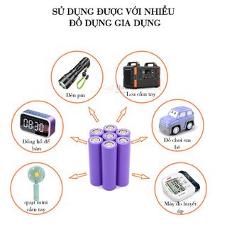 Sỉ Pin 18650 Pin Sạc Lithium 3.7V, 2000mAh, Đầu Bằng Dung Lượng Cao