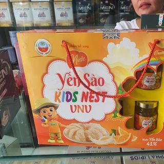 Nước yến sào KIDS NEST VNV hộp 6 lọ × 70ml hàng chính hãng