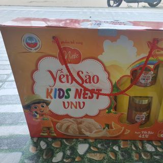 Nước yến sào KIDS NEST VNV hộp 6 lọ × 70ml hàng chính hãng
