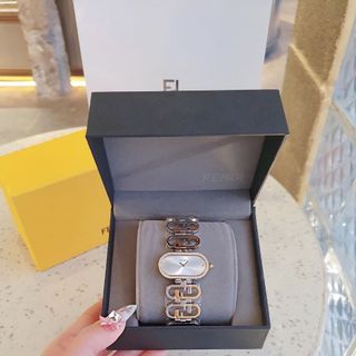 ĐỒNG HỒ NỮ CAO CẤP FENZI DÂY THÉP LOGO MẶT BẦU VIỀN ĐÁ XẢ KHO 12