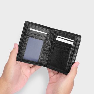 Bóp Ví Nam Da Bò Mill Phối Nappa Cao Cấp FA284