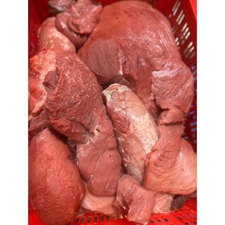 Khô bò 1 nắng ướp vị vừa ăn ngon ngọt khay 500g (giao tphcm)