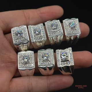 NHÂN BẠC NAM ĐÁ CAO CẤP VIP
