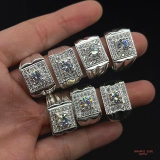 NHÂN BẠC NAM ĐÁ CAO CẤP VIP