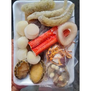 Set soup Bào ngư hải sâm sốt hoàng kim 350g-400g (giao tphcm)