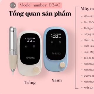 AMDMG D340 – Máy Mài Móng Hiệu Suất Cao, Thiết Kế Đẹp Mắt!