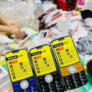 Mẫu 4G 100% A50 Viettell e cập bến 3 màu xanh đen vàng