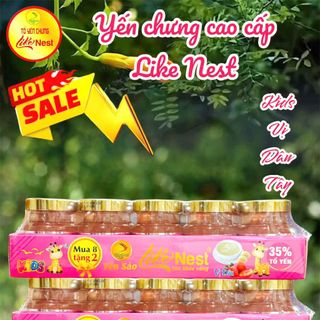 Yến sào Like Nest khay 10 hũ