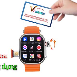 Đồng hồ thông minh ViSmart 5G Ultra, Tải Game game và ứng dụng. Ram 2Gb, bộ nhớ 16Gb. Camera xoay giá sỉ