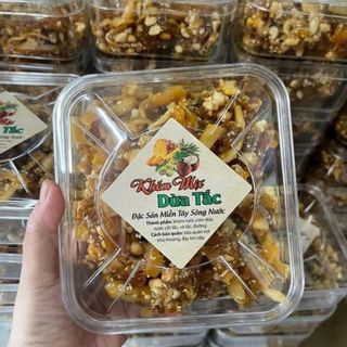 KHÓM MIX DỪA TẮC, ĐẶC SẢN QUÊ NHÀ GỞI KHÁCH GẦN XA 500G - WINNIE HOUSE