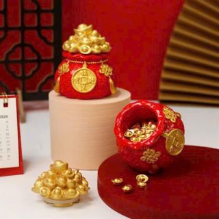 Hũ vàng tài lộc may mắn (Thùng 200)