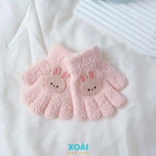 Găng Tay Len Thú Cưng Dễ Thương Cho Bé Từ 1 Đến 3 Tuổi Dày Dặn Ấm Áp - GT006
