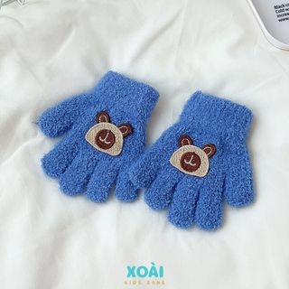 Găng Tay Len Thú Cưng Dễ Thương Cho Bé Từ 1 Đến 3 Tuổi Dày Dặn Ấm Áp - GT006