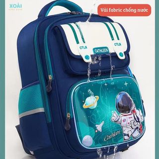 Balo Kuromi và Phi Hành Gia Cho Bé Từ Lớp 1 Đến Lớp 5, Chất Liệu Vải Chống Nước, Đệm Lưng Chống Gù Êm Ái - BL046