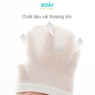 Tất Tập Bò Bảo Vệ Đầu Gối Chống Trơn Trượt Cho Bé Từ 0-4 Tuổi Chất Liệu Vải Mềm Mại Thoáng Khí- TA005