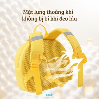 Balo Mầm Non, Balo Trẻ Em Hình Động Vật Dễ Thương Cho Bé Từ 1 Đến 3 Tuổi, Tặng Thẻ Tên - BL042