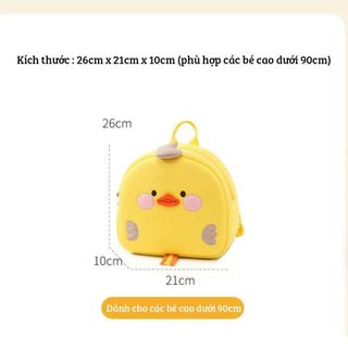 Balo Mầm Non, Balo Trẻ Em Hình Động Vật Dễ Thương Cho Bé Từ 1 Đến 3 Tuổi, Tặng Thẻ Tên - BL042