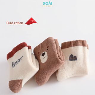 Set 3 Đôi Tất Nemo Baby Cao Cấp Cho Bé Đủ Size Từ 0 đến 5 Tuổi Chất Liệu Cotton Cao Cấp-TA014