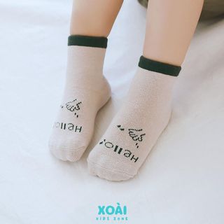 Set 5 Đôi Tất Cho Bé Chất Liệu Cotton Co Giãn Dủ Size Từ 1 đến 8 Tuổi - TA003