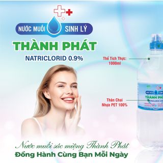 Nước Muối Sinh Lý Thành Phát Natriclorid 0,9% - Y Tế Thành Phát