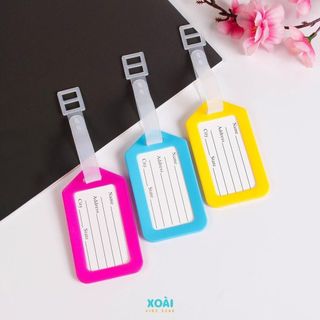 Thẻ Tên Balo Cho Bé, Thẻ Tên Hành Lý, Name Tag Chống Thất Lạc Balo Hành Lý - TT040