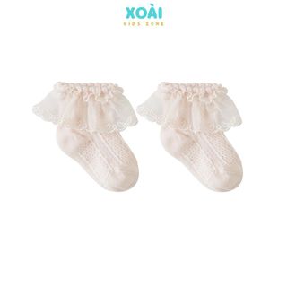 Tất Ren Trơn Cổ Ngắn Nhiều Kiểu Phong Cách Tiểu Thư Chất Liệu Vải Co Giãn Cao Cấp Cho Bé 0-3 Tuổi - TA001