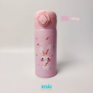 Bình Giữ Nhiệt Nhỏ Gọn, Giá Rẻ Cho Bé Mang Đi Học, Đi Chơi, Inox 304 Giữ Nhiệt Trên 6 Tiếng - BN016