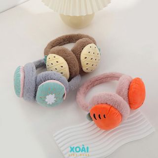Bịt Tai Mùa Đông Giữ Ấm Cho Bé Từ 2 Đến 12 Tuổi, Chụp Tai Hình Hóa Quả Dễ Thương Ấm Áp Cho Bé-CT001
