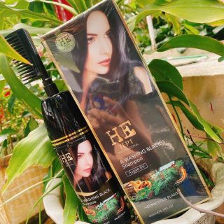 LƯỢC NHUỘM TÓC THÔNG MINH MÀU ĐEN PHỦ BẠC100% HE TEP1 200ML