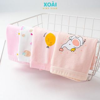 Set 4 Quần Chip Đùi/ Quần Lót Cho Bé Gái Chất Cotton Mềm Mại Họa Tiết Xinh Xắn Dễ Thương - QC001