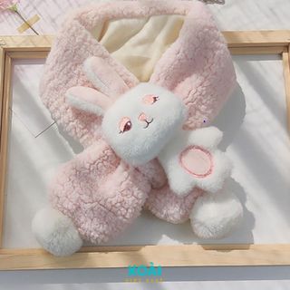 Khăn Quàng Cổ Lông Cừu Mềm Mại Ấm Áp Cho Bé Từ 0 Đến 4 Tuổi-KQ005