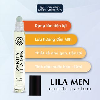 Nước Hoa Zenity Tinh Dầu Hương NADO | Chai xit 12ml | Lưu hương 48h