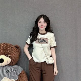 Sét quần ống suông chất thun tăm lạnh l1