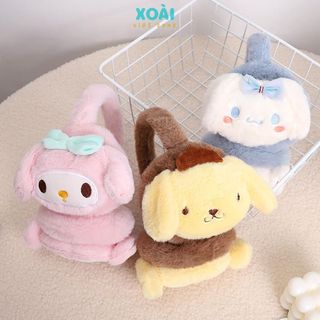 Bịt Tai, Chụp Tai Nhân Vật Hoạt Hình Kuromi Dễ Thương Và Ấm Áp Cho Bé Từ 2 Đến 12 Tuổi Vào Mùa Đông-CT002