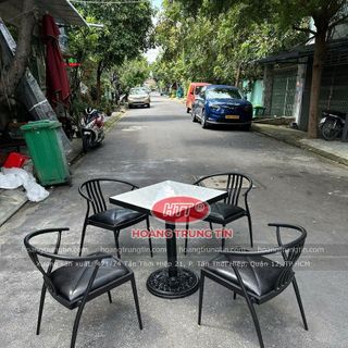 Ghế cafe sắt nệm giá rẻ ghế Wishbone sắt cafe